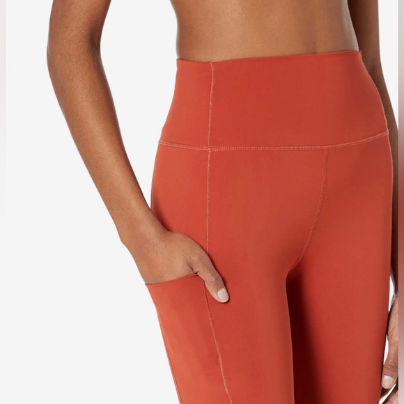Splits59 Tread High Waist Techflex 7/8 Legging Rum Rust Orange Size Small - Picture 3 of 7